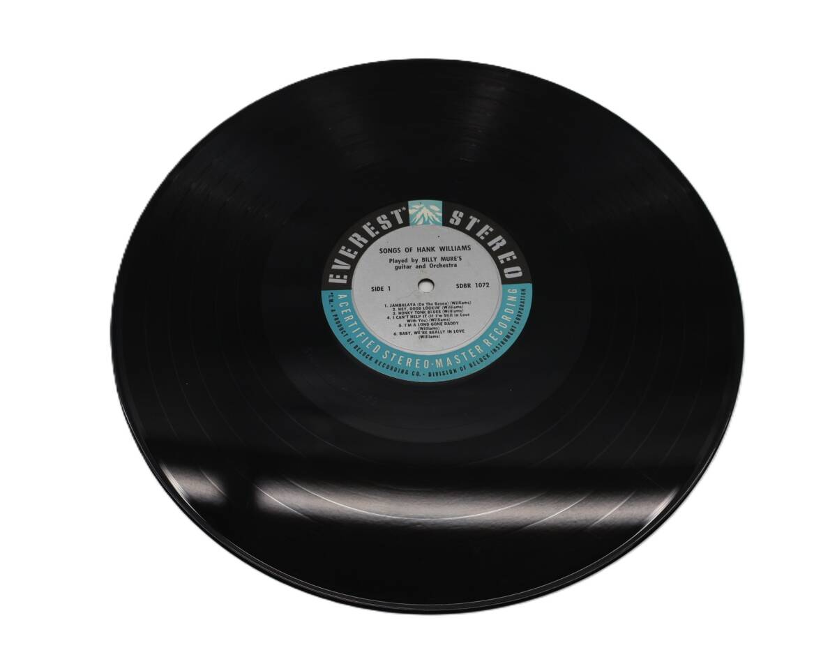 ★中1806 Songs Of Hank Williams Played By Billy Mure's Guitar & Orchestra ハンクウィリアムズ レコード LP コレクター放出品 32509081_画像3