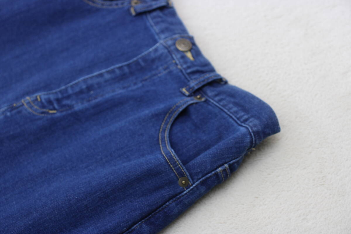 4-658 新品 ウエストゴムデニムスカート Ｍサイズ