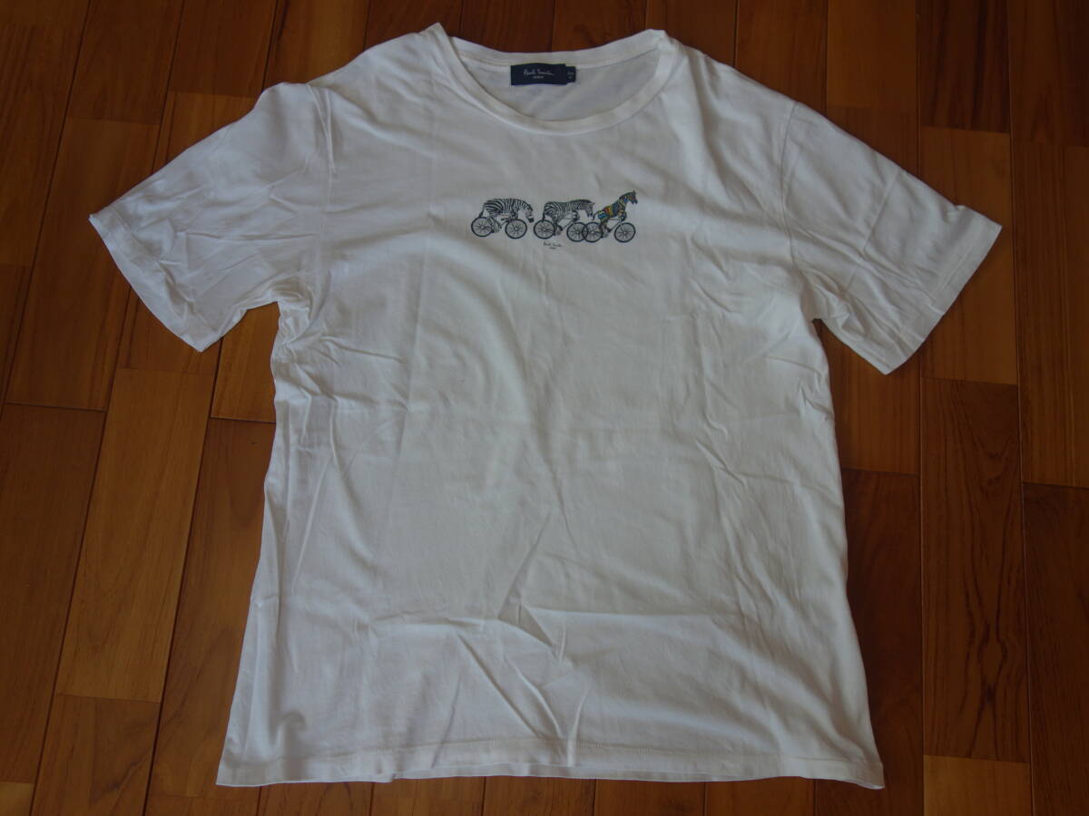 Paul Smith Jeans Ｔシャツ ホワイト シマウマ XLサイズ