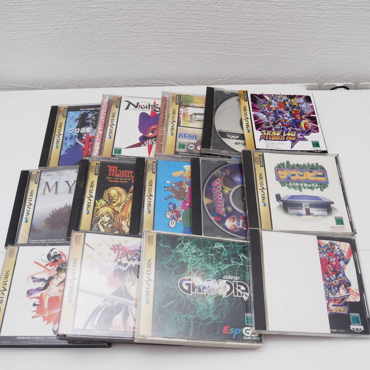 SEGA セガサターン ソフト まとめ セット ナイツ サクラ大戦 グランディア ザ?コンビニ ミスト 一発逆転 スパロボ など