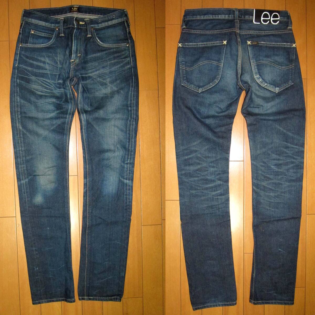 ☆即決!送料無料☆美品 LEE 101 TIGHT SLIM LM9205 リー タイトスリム デニム ジーンズ カットなし89cm_画像1