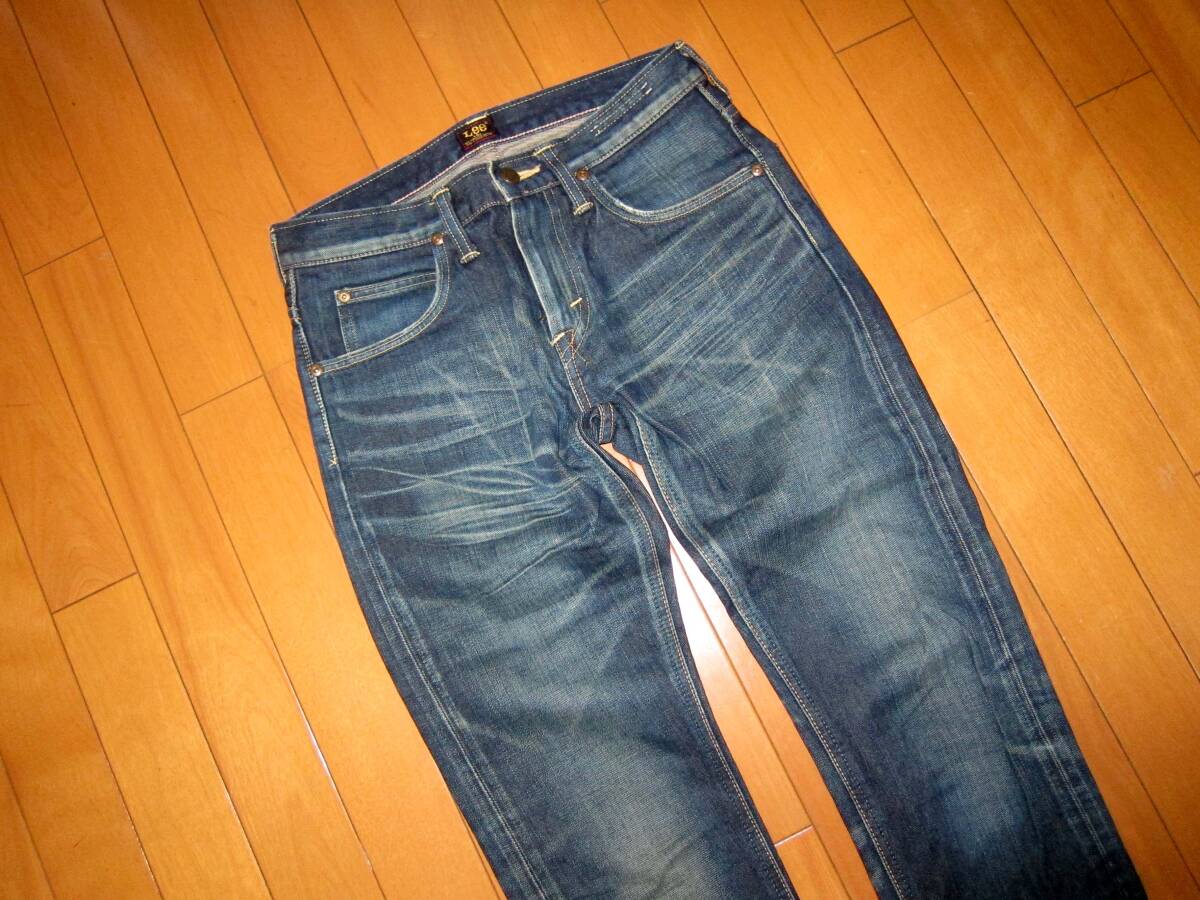 ☆即決!送料無料☆美品 LEE 101 TIGHT SLIM LM9205 リー タイトスリム デニム ジーンズ カットなし89cm_画像2