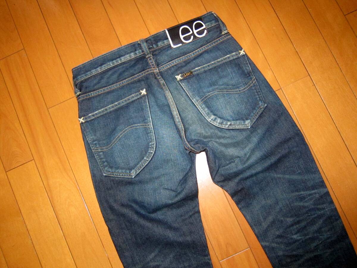 ☆即決!送料無料☆美品 LEE 101 TIGHT SLIM LM9205 リー タイトスリム デニム ジーンズ カットなし89cm_画像3