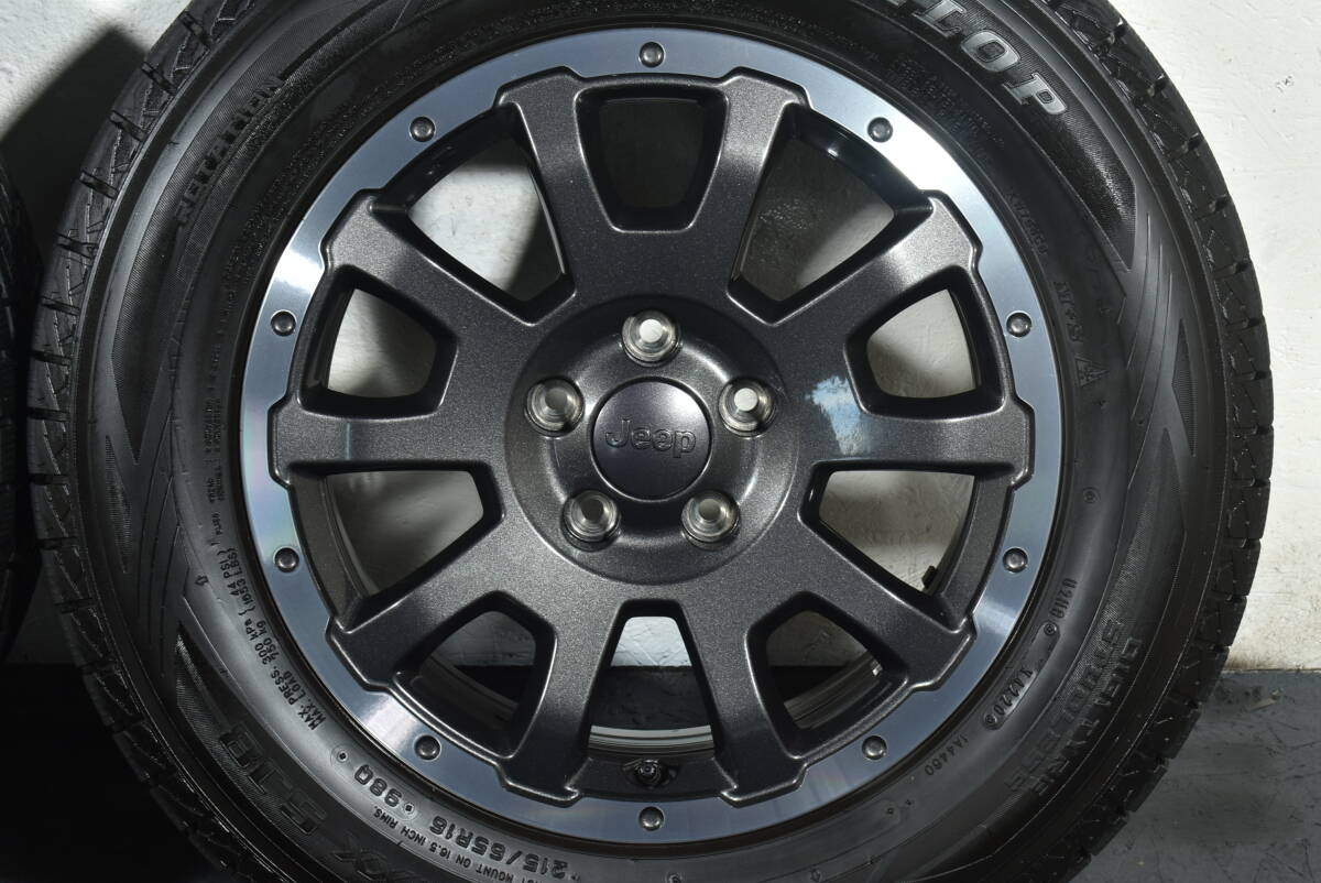 ☆JEEP レネゲード 純正 オプション 16インチ☆PCD110 6.5J +35☆ダンロップ ウィンターマックス SJ8☆2020年製 バリ溝☆215/65R16☆_画像3