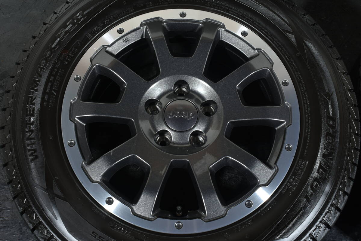 ☆JEEP レネゲード 純正 オプション 16インチ☆PCD110 6.5J +35☆ダンロップ ウィンターマックス SJ8☆2020年製 バリ溝☆215/65R16☆_画像4