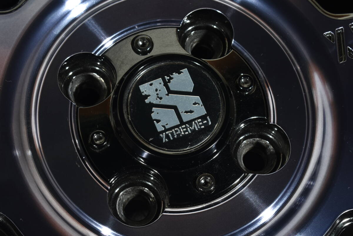 ☆エクストリームJ XJ07 14インチ☆PCD100 4.5J +43☆MAXXIS BIGHORN764 M/T☆195R14C 106/104Q☆リフトアップ 軽トラ エブリイ ハスラー☆_画像7