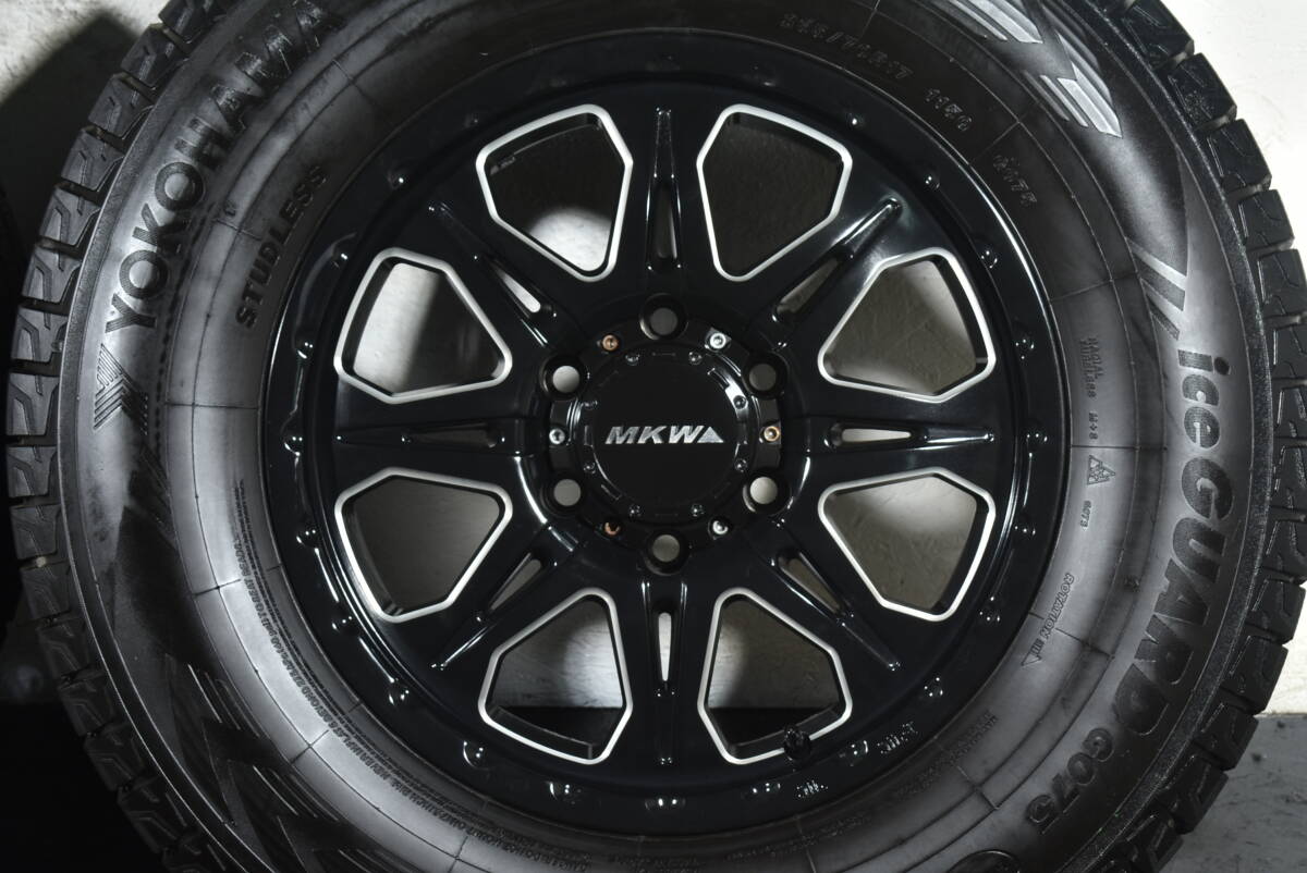 ☆MKW MK-66 17インチ☆PCD139.7 8J +20☆ヨコハマ アイスガード G075☆265/70R17☆プラド ハイラックス FJクルーザー☆_画像3