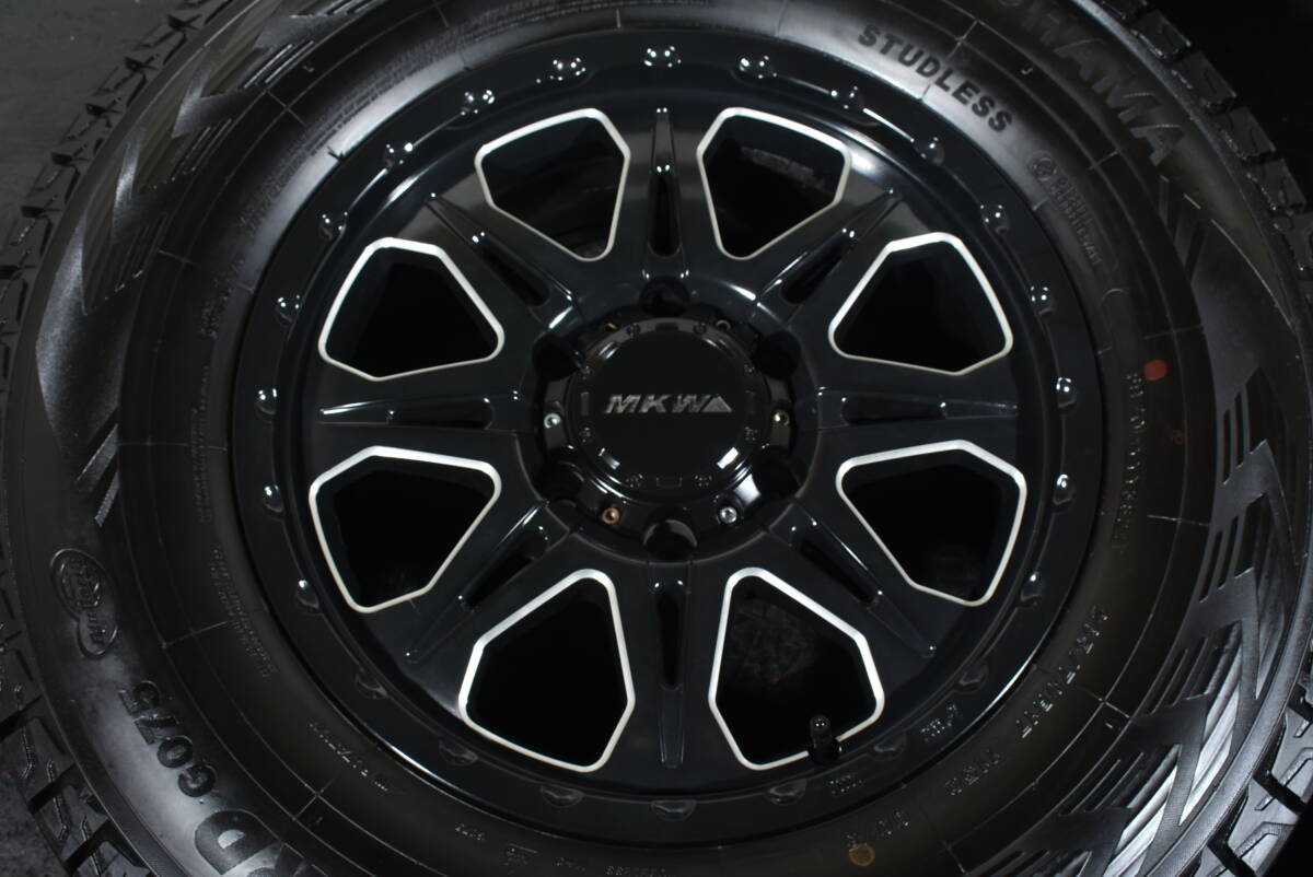☆MKW MK-66 17インチ☆PCD139.7 8J +20☆ヨコハマ アイスガード G075☆265/70R17☆プラド ハイラックス FJクルーザー☆_画像4