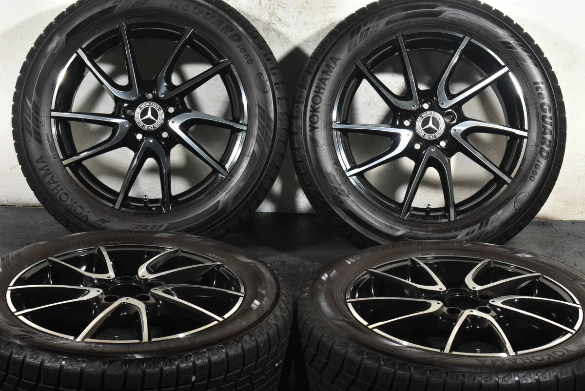 ☆ヤナセ ユーロフォルシュ 18インチ☆PCD112 6.5J +44☆ヨコハマ アイスガード IG60☆215/60R18☆ベンツ H247 GLA X247 GLB EQA EQB☆_画像1
