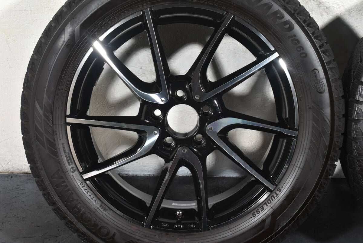 ☆ヤナセ ユーロフォルシュ 18インチ☆PCD112 6.5J +44☆ヨコハマ アイスガード IG60☆215/60R18☆ベンツ H247 GLA X247 GLB EQA EQB☆_画像2