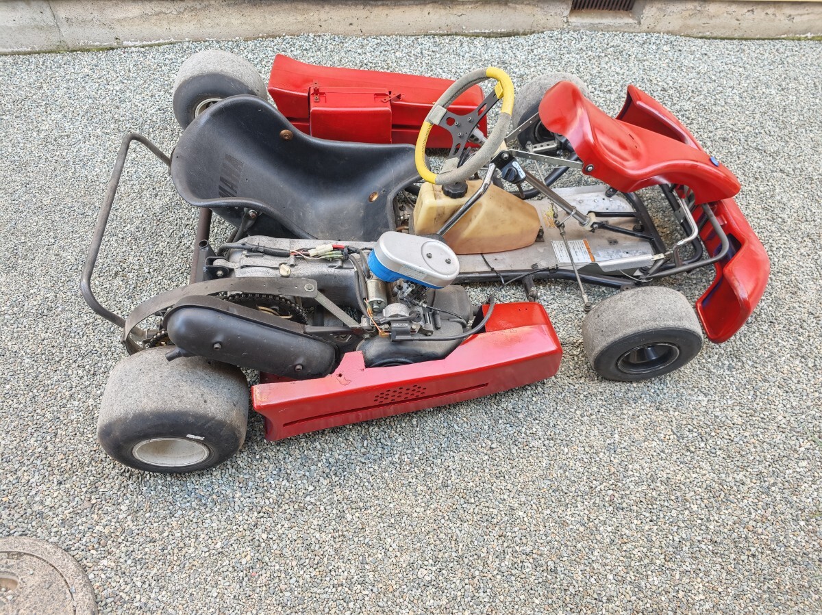 神奈川県秦野市　引き取り希望　陸送対応可　YAMAHA　ヤマハ　FK-9　カート 予備エンジン付き　_画像2