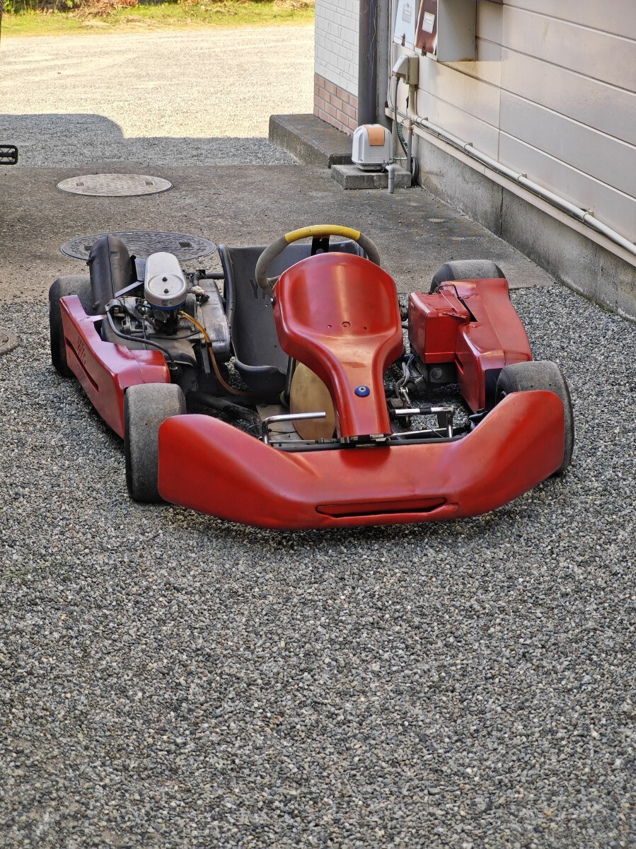 神奈川県秦野市　引き取り希望　陸送対応可　YAMAHA　ヤマハ　FK-9　カート 予備エンジン付き　_画像1
