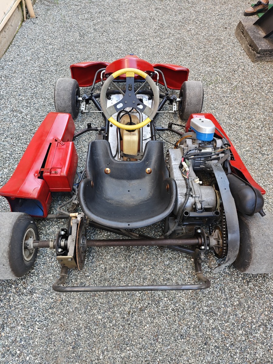 神奈川県秦野市　引き取り希望　陸送対応可　YAMAHA　ヤマハ　FK-9　カート 予備エンジン付き　_画像4