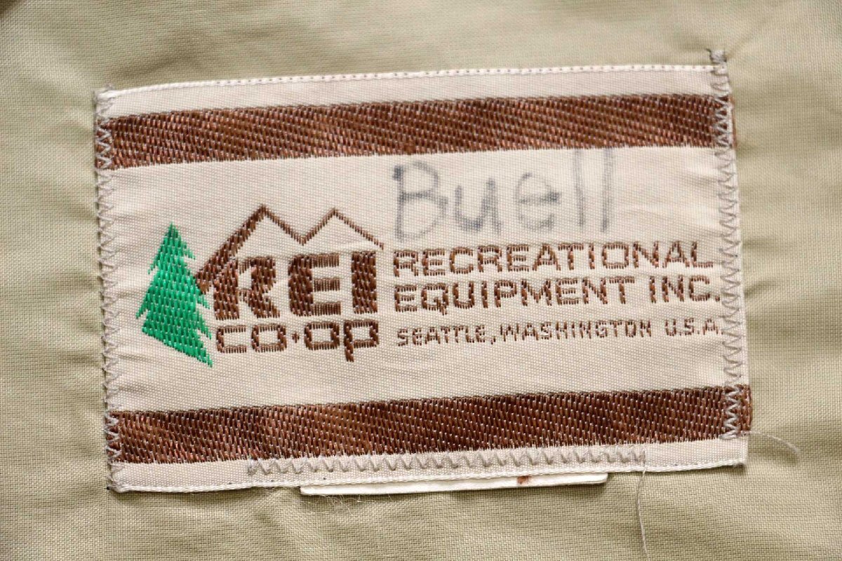 ★70s REI coop マウンテンパーカー 薄紺★ビンテージ オールド アウトドア キャンプ ジャケット_画像4