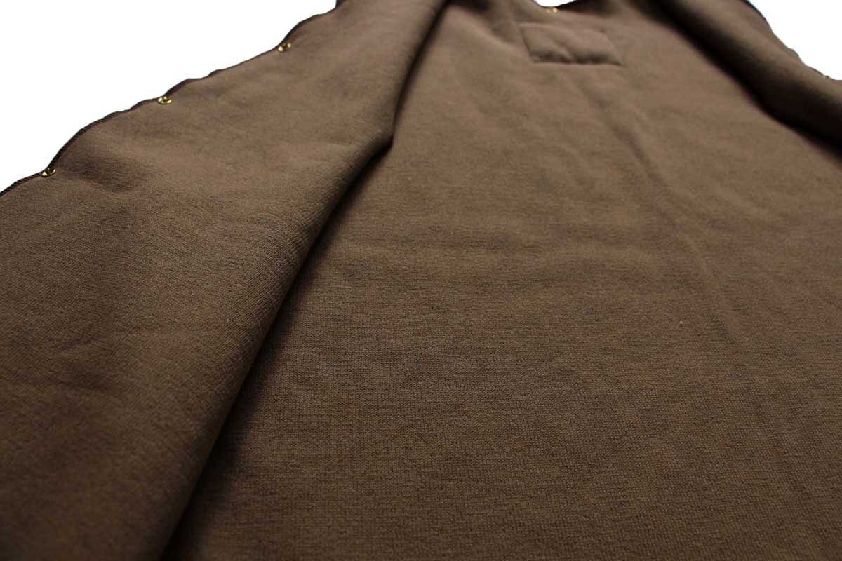 ★90s 英国製 Barbourバブアー A297 パイルライナー ボア ベスト ブラウン C50★55 特大 オールド 3ワラント ユーロ ビッグサイズ_画像5