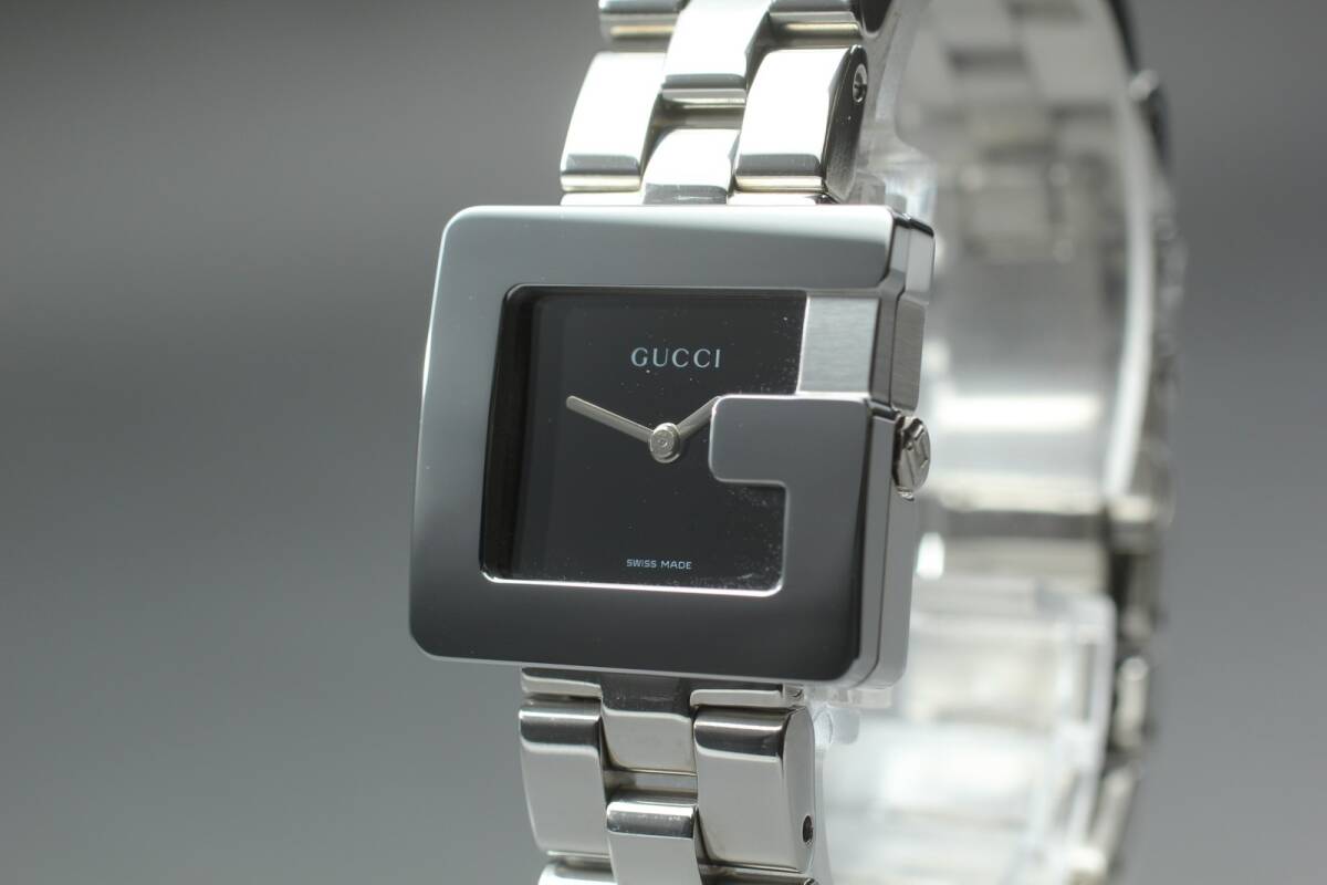 【稼働品】グッチ GUCCI 3600L G Face クオーツ レディース 腕時計