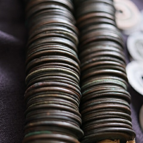 Y04 старая монета примерно 200 листов .. через .. разница . Япония старая монета продажа комплектом . суммировать дыра sen старая монета дыра sen .. через .