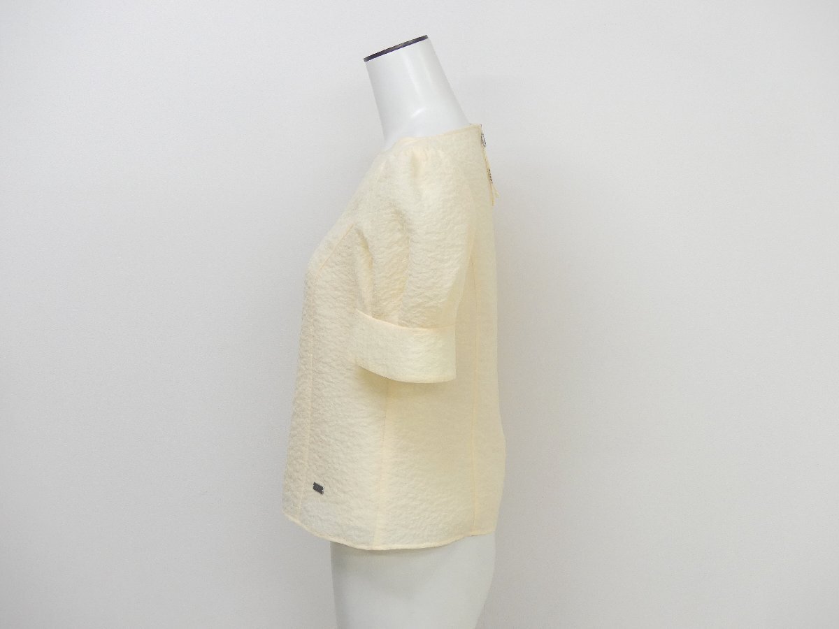 FOXEY ブラウス フルールデトリフル 38 レモンソルベ ポリエステル '25年商品 45319