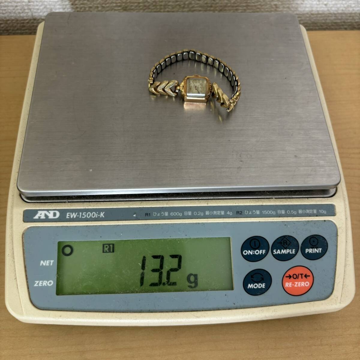 【TG0903？】14K 刻印 TITUS タイタス 腕時計 手巻き 時計 不動品 レディース ジャンク品 約13.2g