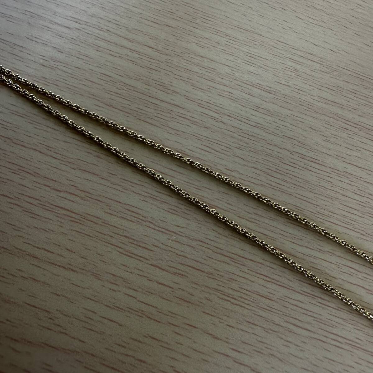 【T0909】 Dior ディオール ネックレス ゴールドカラー レディース アクセサリー 約6.6g