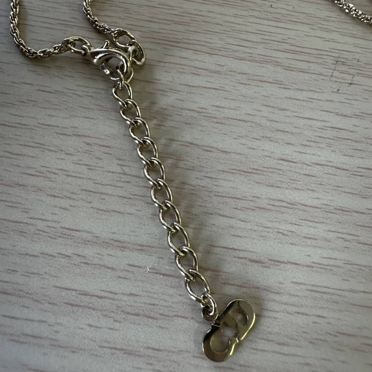 【T0909】 Dior ディオール ネックレス ゴールドカラー レディース アクセサリー 約6.6g