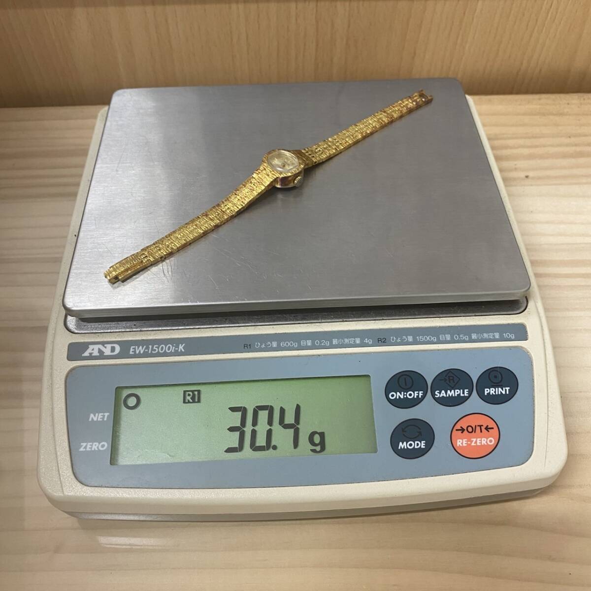 【TK0923】POLEK 18K.R.P レディース クオーツ 付屬品無 不動品　腕時計