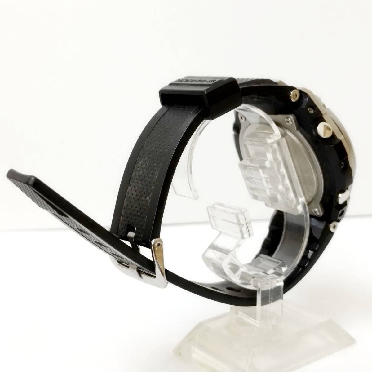 【T0922】CASIO カシオ G-SHOCK GST-W110 ラバーベルト ソーラー 現(xiàn)狀稼働品 腕時計 メンズ 付屬品無し 