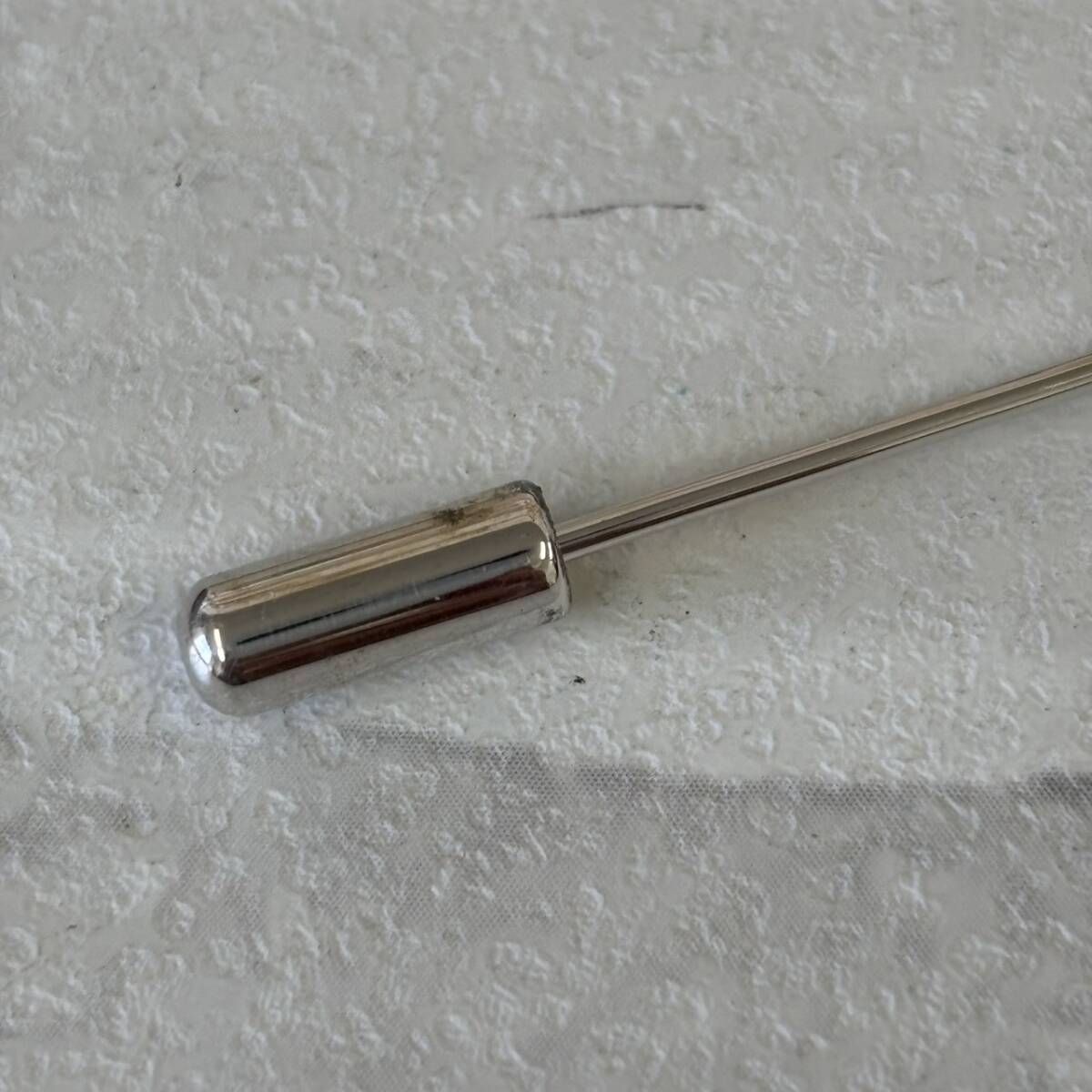 【TF0909？】Vivienne Westwood ラペルピン ピンブローチ　黒 メンズ ネクタイ アクセサリー 箱付き