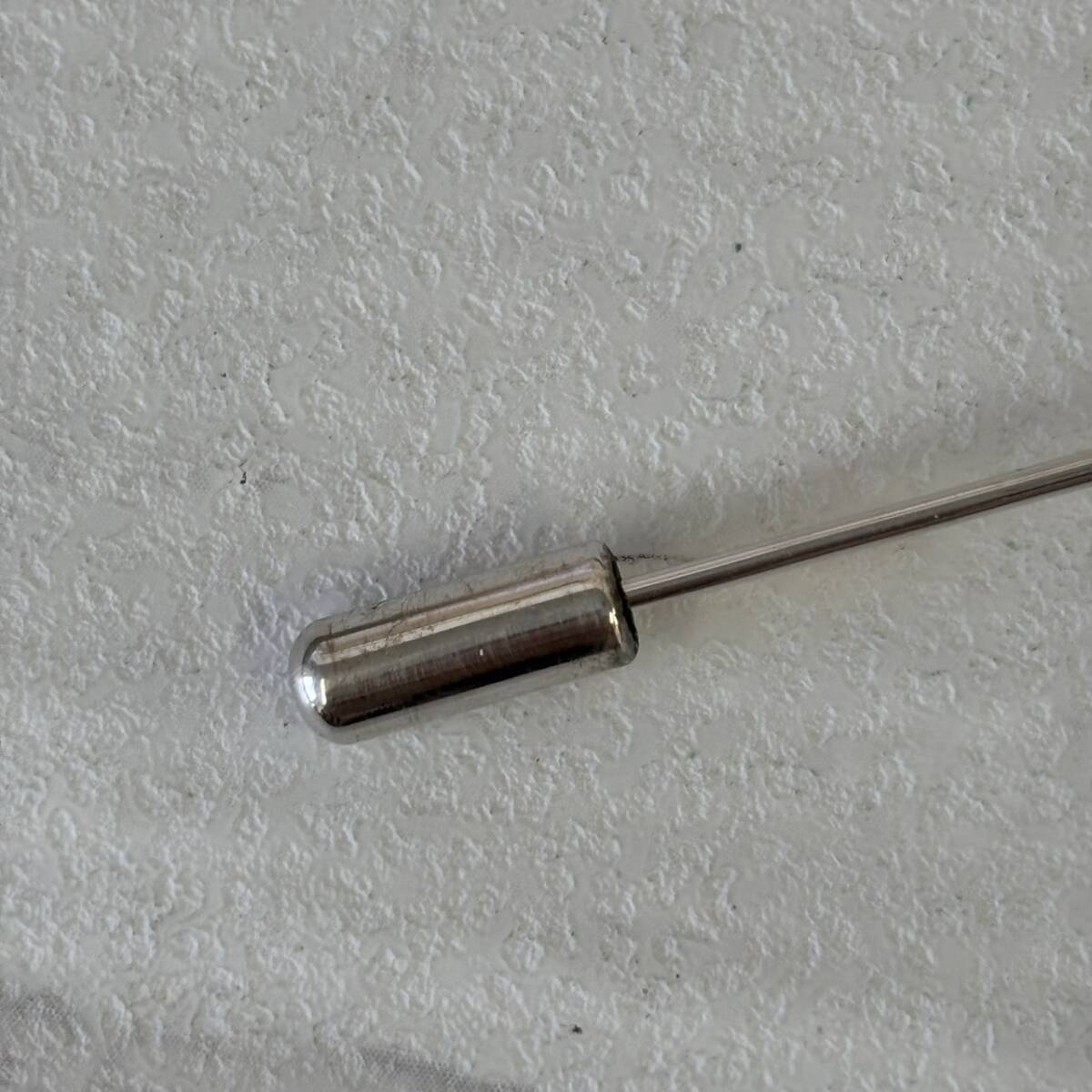 【TF0909？】Vivienne Westwood ラペルピン ピンブローチ　黒 メンズ ネクタイ アクセサリー 箱付き