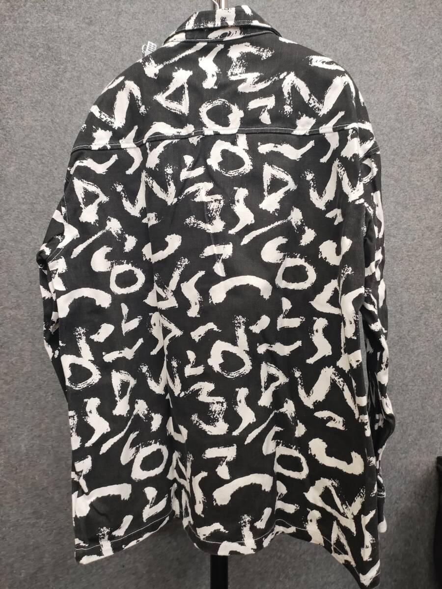 ★ブランド不明 メンズシャツ 長袖シャツ 総柄シャツ サイズXXXL_画像6