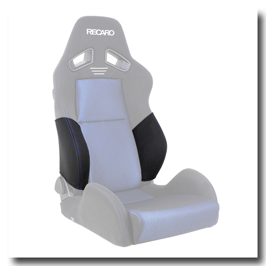 レカロ・シートカバー08) SR-7,7F用 バックレストサイドカバーWステッチ仕様 (落札後にステッチ色をご指定下さい) _画像2