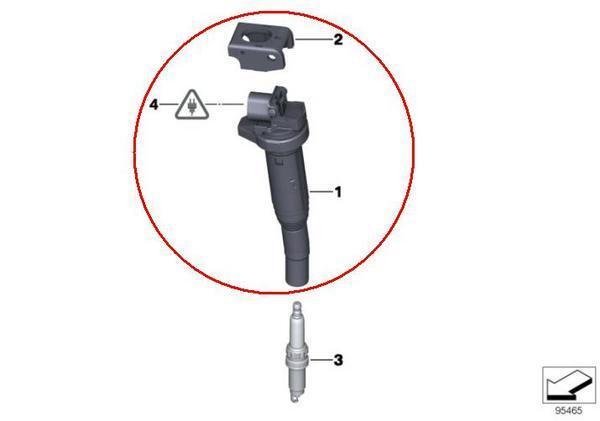 BMW MINI ミニ R56 R55 R57 R58 R59 R60 R61 イグニッションコイル 4本セット 12138657273 / 12137575010 BOSCH製 新品 即納 純正OEM_画像2