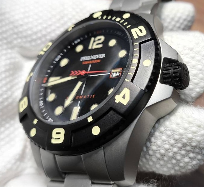 500M防水 FEEL NEVER 自動巻き 機械式 ダイバーウォッチ ディープシーチャレンジ MIYOTA8215 BALL WATCH プロスペックス_画像4