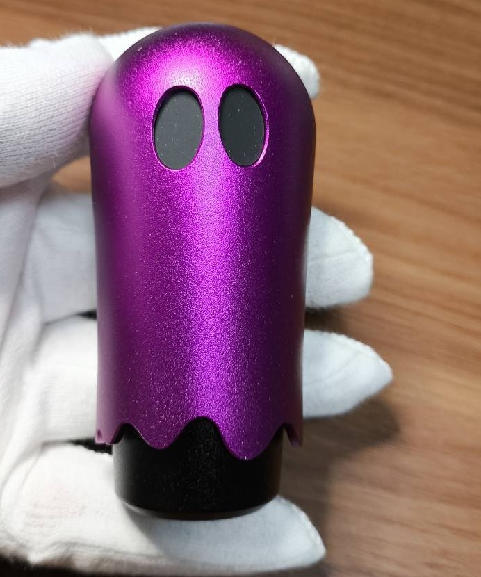 紫 汎用 ノーブランド シフトノブ エイリアン おばけ オートマ マニュアル LIKEWISE LIKE WISE ライクワイズ GHOST EXPOD KAWAII FITMENT_画像1