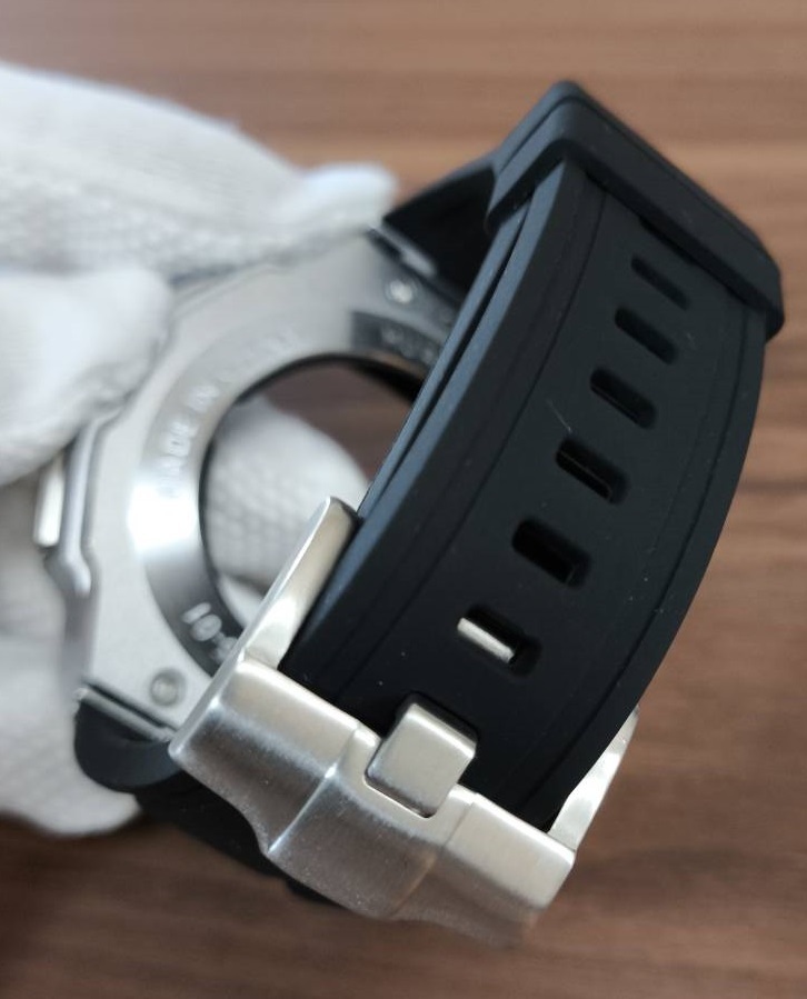 銀黒 サムスン Samsung ギャラクシーウォッチ プロ Galaxy watch 5 pro 45mm メタルケース 専用 バンド カスタム MOD 金属 ステンレス_画像4