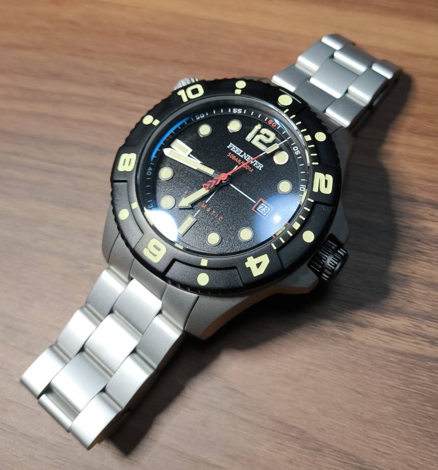 500M防水 FEEL NEVER 自動巻き 機械式 ダイバーウォッチ ディープシーチャレンジ MIYOTA8215 BALL WATCH プロスペックス_画像1