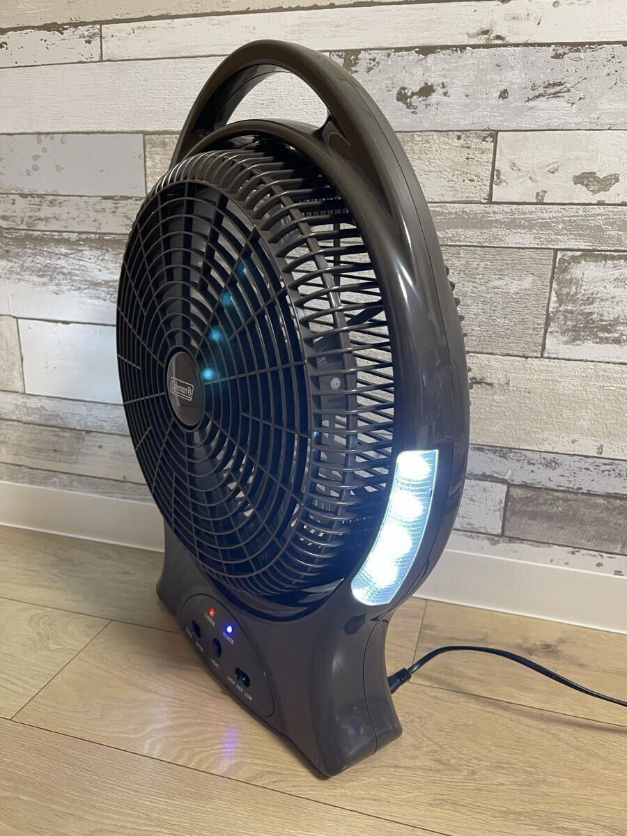 『美品』Coleman コールマン 扇風機 アウトドアリチャージブルファン 2023年製_画像2