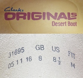 即決 Clarks 26.0cm デザートブーツ クラークス メンズ サンドスエード 本革 チャッカブーツ レースアップ 本皮 革靴 カジュアル 紳士靴_画像9