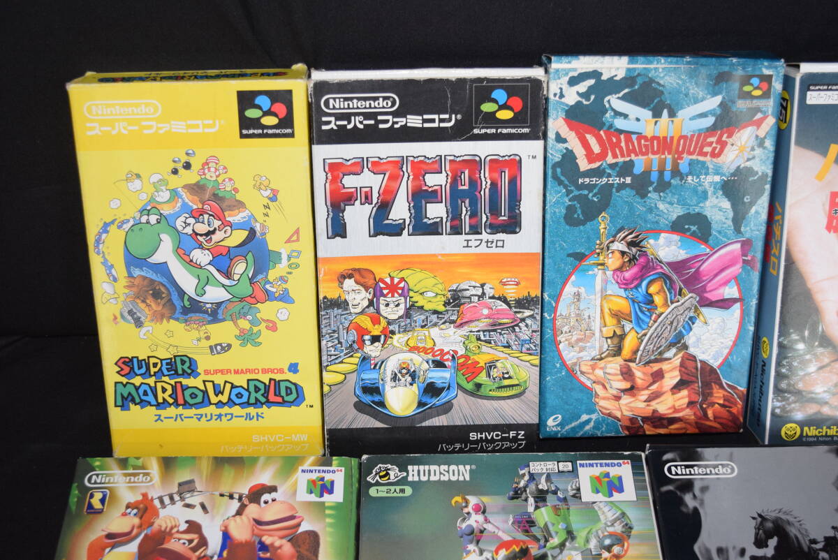 M Nintendo 任天堂 ゲームソフト まとめ １５本 ゲームキューブ スーファミ 64 など ゼルダ ドンキーコング ドラクエ バイオハザード