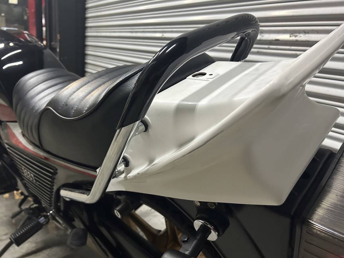 ☆ 即決 Z400GP 極太 メッキタンデムバー ブラック 新品 タンデムバー テクニカルサービス本多