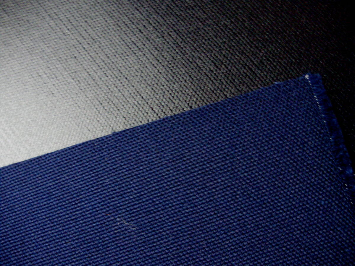 帆布＋合皮ボンディング生地★濃紺★1m_画像2