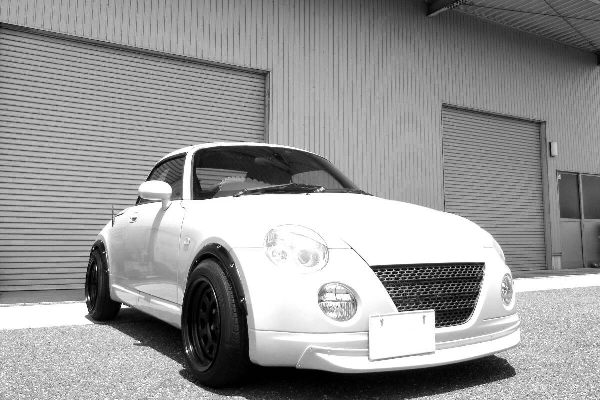 【L880K】オーバーフェンダー/ダイハツコペンDAIHATSU COPEN バーフェン FRP製ゲルコート仕上げ未塗装(AeroWsabi)_画像5