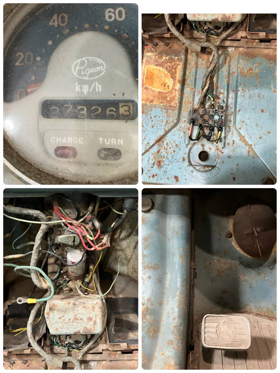  оригинальное зеркало защита от ветра имеется Silver Pigeon c-111 Peter восстановление . необходимый детали большое количество есть Showa металлический скутер кролик скутер 