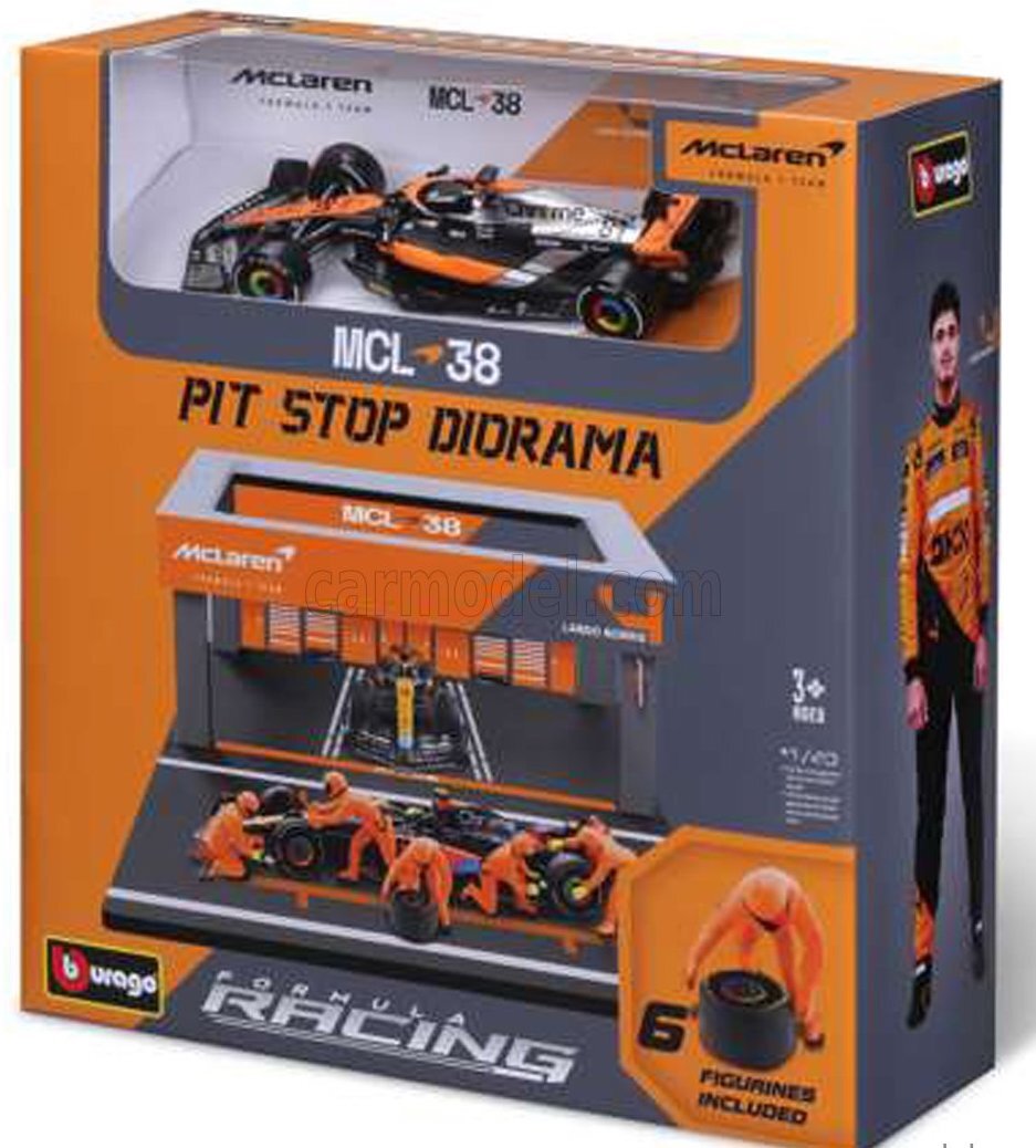 < предварительный заказ товар > Burago 1/43 McLAREN F1 MCL38 #81 OSCAR PIASTRIpito geo лама комплект McLAREN BBurago миникар 