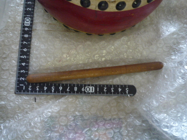 當時物 三つ巴 和太鼓 でんでん太鼓 現(xiàn)狀渡し品