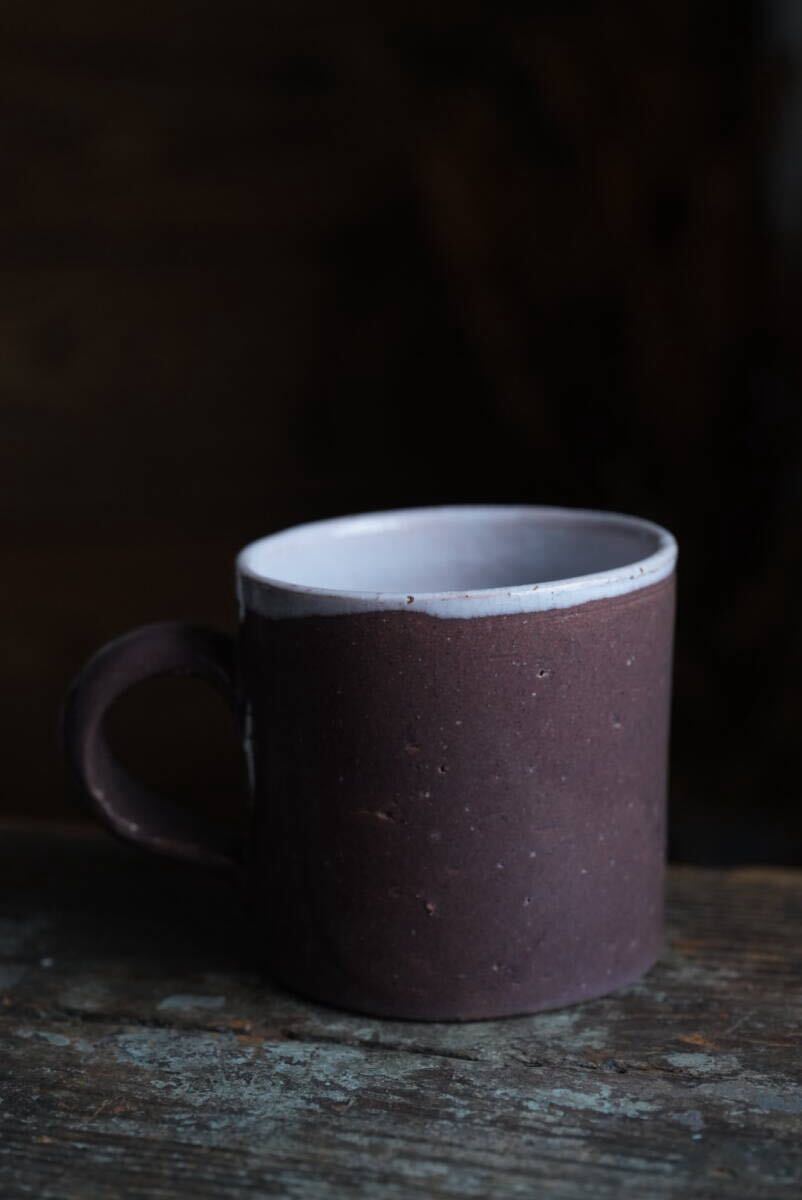 19世紀(jì) 古いCul Noir キュノワール マグカップ / 1800年代?フランス / アンティーク 古道具 民藝 民陶 コーヒーカップ 04