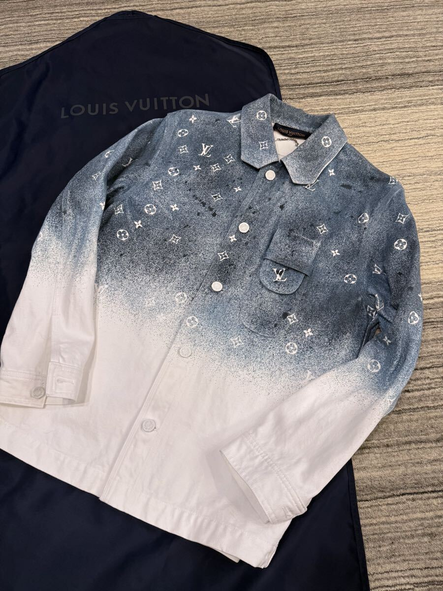 ルイヴィトン★L(fēng)OUIS VUITTON★デニムシャツ★Sサイズ
