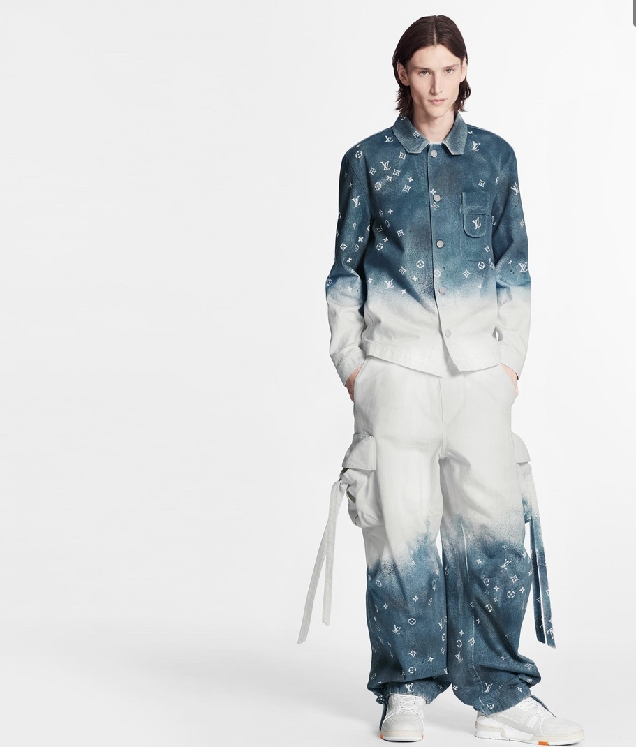 ルイヴィトン★L(fēng)OUIS VUITTON★デニムシャツ★Sサイズ