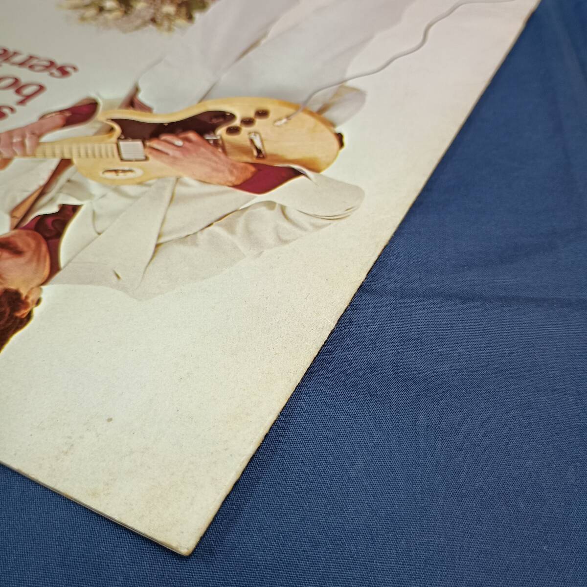 ac8*[Gibson solid body series]* Gibson гитара, американская версия, обложка karu Roth Santana, подлинная вещь, каталог *1975 год 