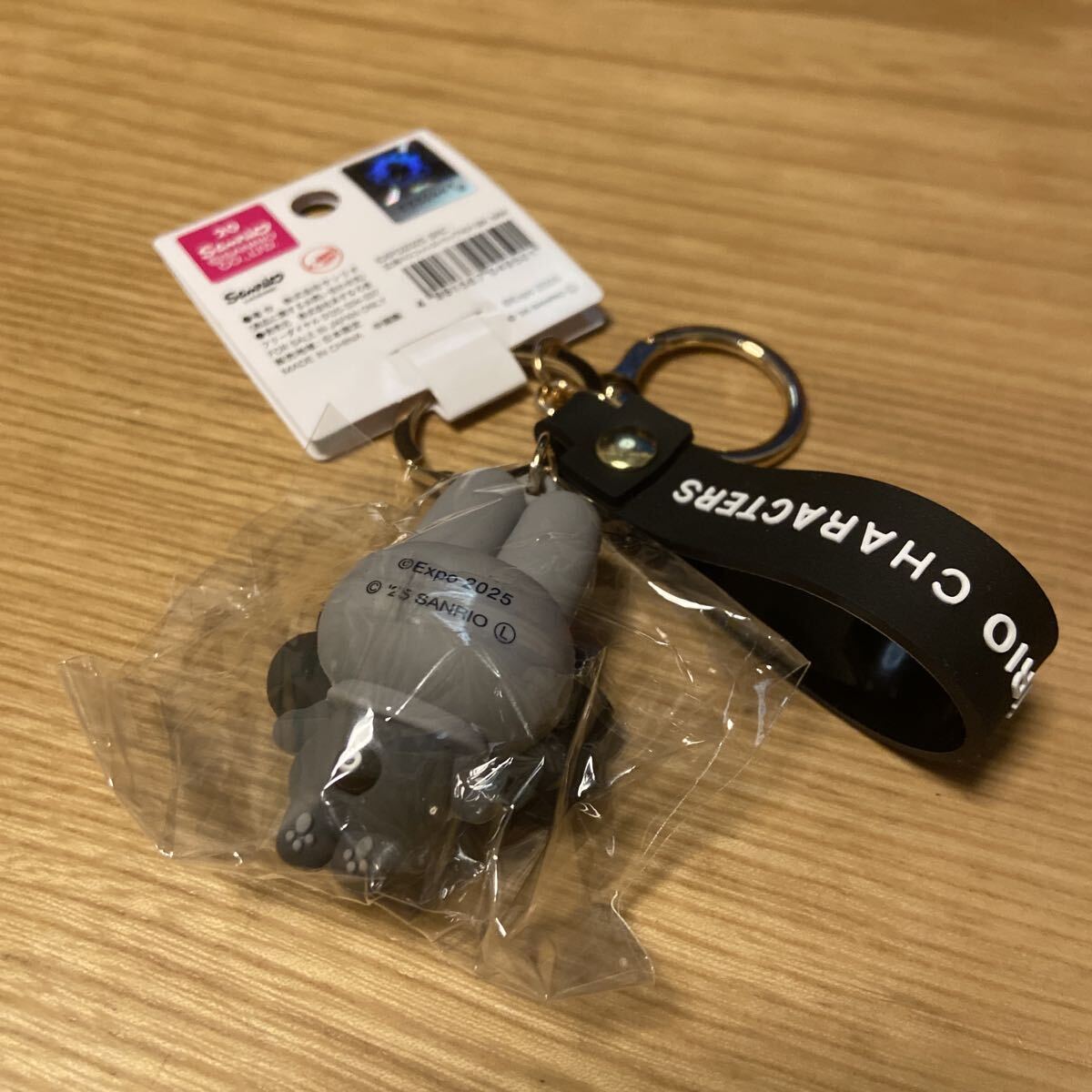 大坂萬博　黒ミャクミャクキーホルダー　マイメロ
